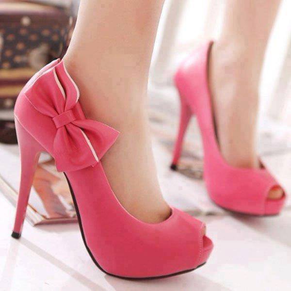 розови бални обувки