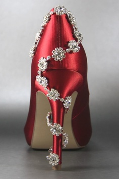 червени бални обувки 2014