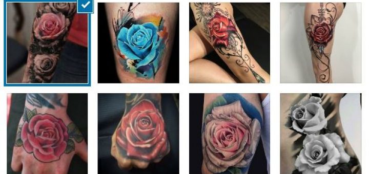 Най-Красивите Дамски Татуировки с Рози