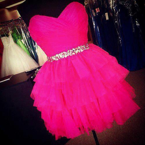 искрящо розова рокля тюл