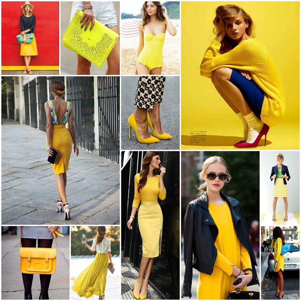 мода в жълто